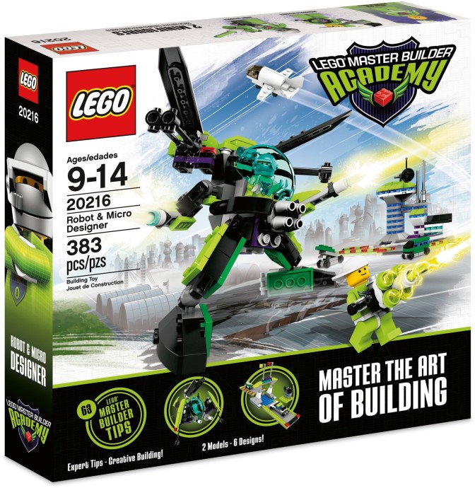 LEGO Master Builder Academy Robot & Micro Designer (20216)