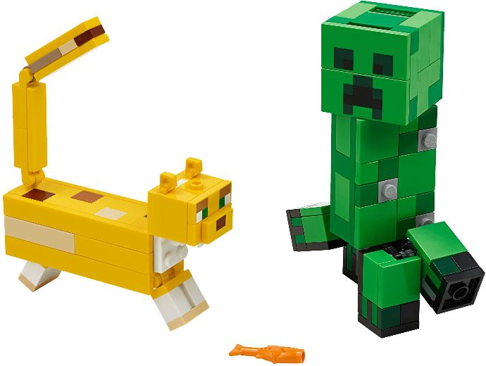 LEGO Minecraft BigFig Creeper and Ocelot (21156)