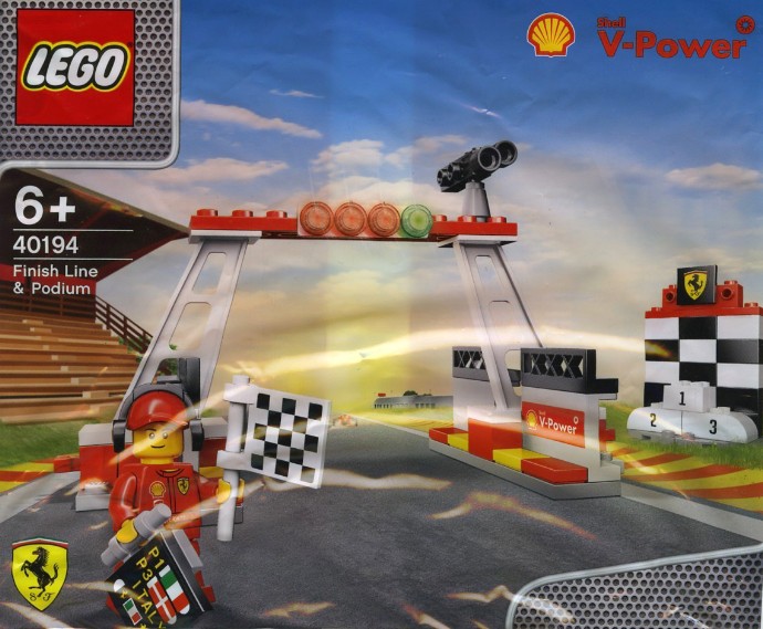 LEGO Promotional Finish Line & Podium (40194)