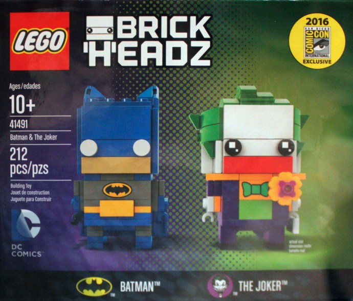 LEGO BrickHeadz Batman & The Joker (41491)