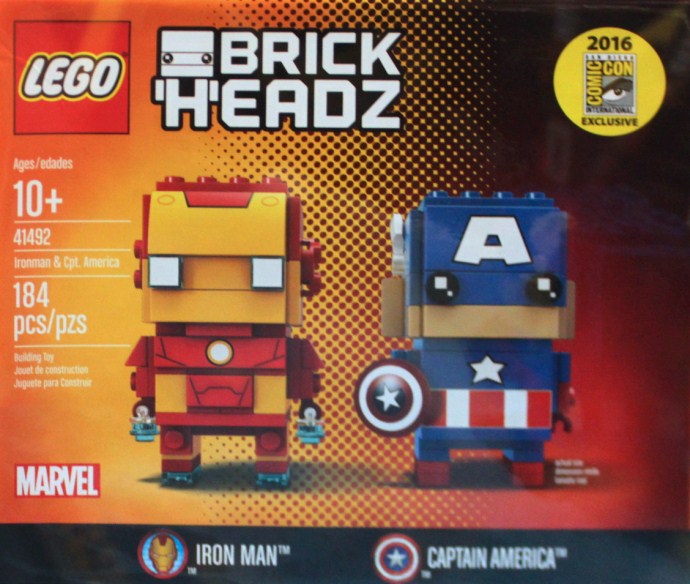LEGO BrickHeadz Iron Man & Captain America (41492)