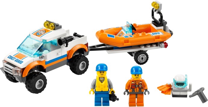 LEGO City Coast Guard 4x4 & Diving Boat (60012)