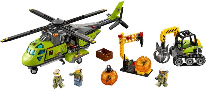 LEGO City Volcano Supply Helicopter (60123)