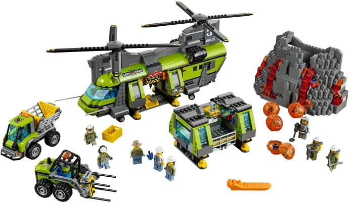 LEGO City Volcano Heavy-Lift Helicopter (60125)