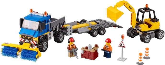 LEGO City Sweeper & Excavator (60152)