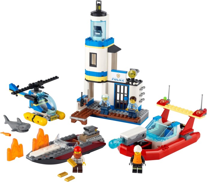 LEGO City Seaside Police and Fire Mission (60308)