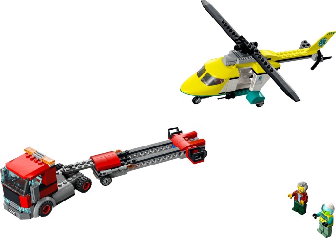 LEGO City Rescue Helicopter Transporter (60343)