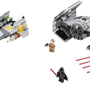 LEGO Star Wars Vader's TIE Advanced vs. A-wing Starfighter (75150)